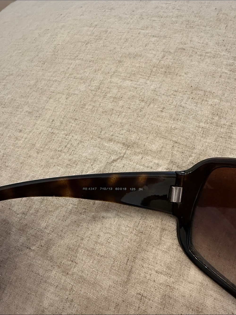 Ray-Ban Women's Oversized Tortoise Shell Sunglasses with Brown Lenses - Picture 4 of 5